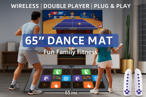 Wireless double dance mat - double,